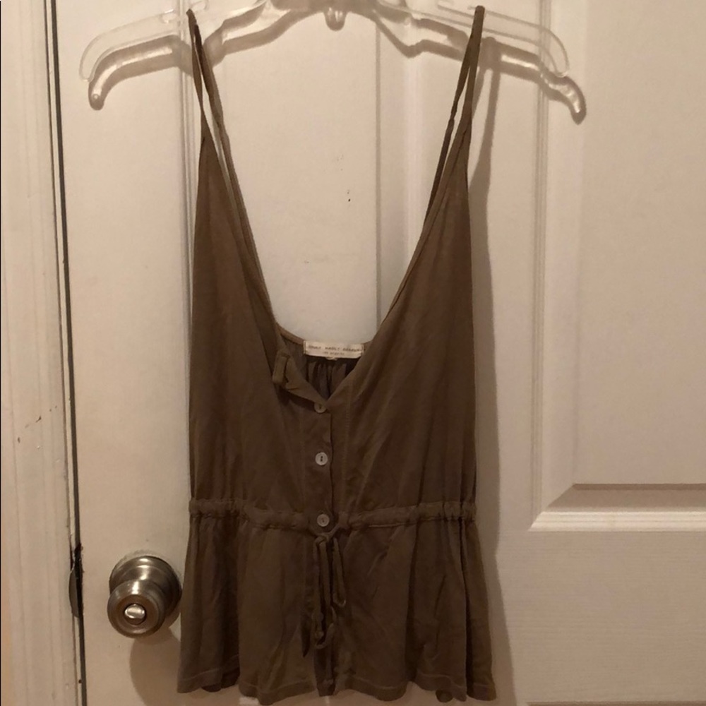 Olive tank top